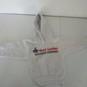 Hanes Foot Locker XS youth (unisex) gray hoodie sweater